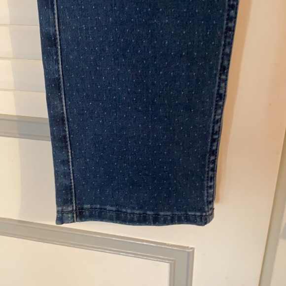 MiH Jeans with White Polka Dot Pattern - Picture 3 of 7